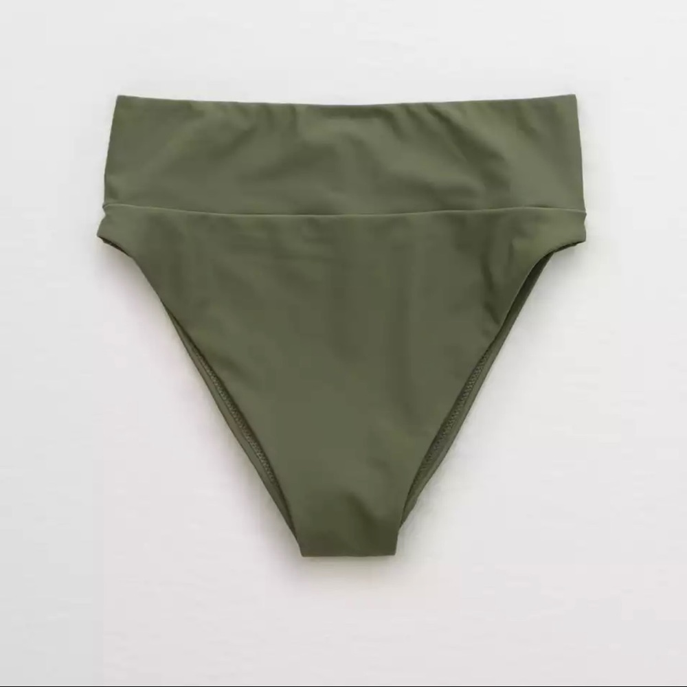 Aerie High Cut Cheeky Bikini Bottoms